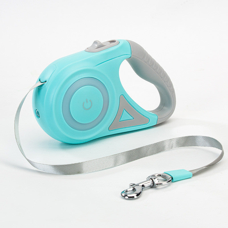Automatische Leine mit LED & Halsband – Komfort und Sicherheit bei jedem Spaziergang! 🐕💡