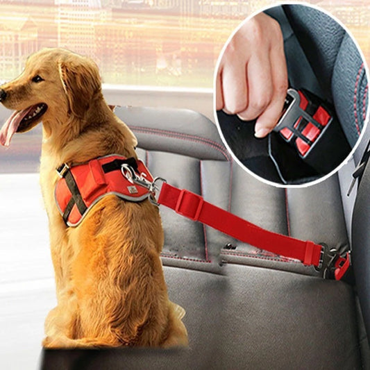Verstellbarer Auto-Sicherheitsgurt für Hunde & Katzen – mehr Sicherheit auf jeder Fahrt!