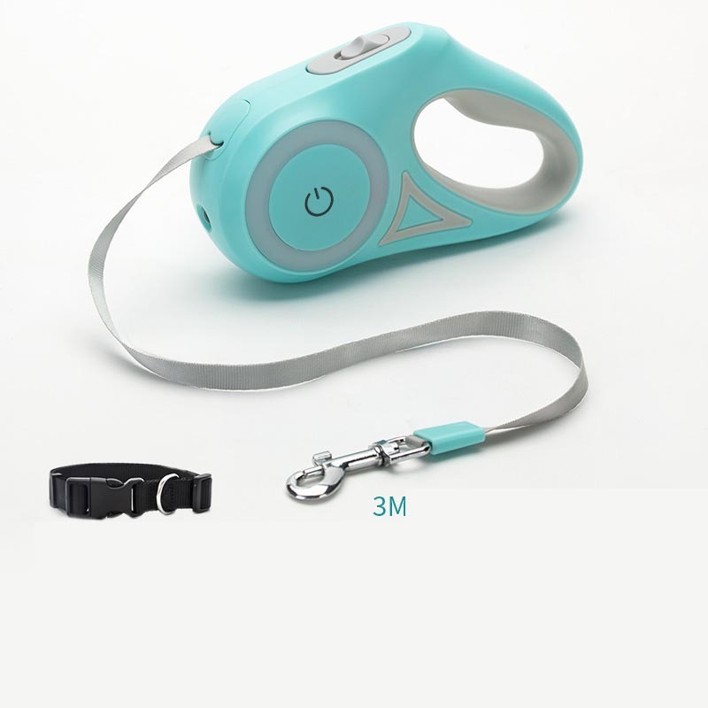 Automatische Leine mit LED & Halsband – Komfort und Sicherheit bei jedem Spaziergang! 🐕💡
