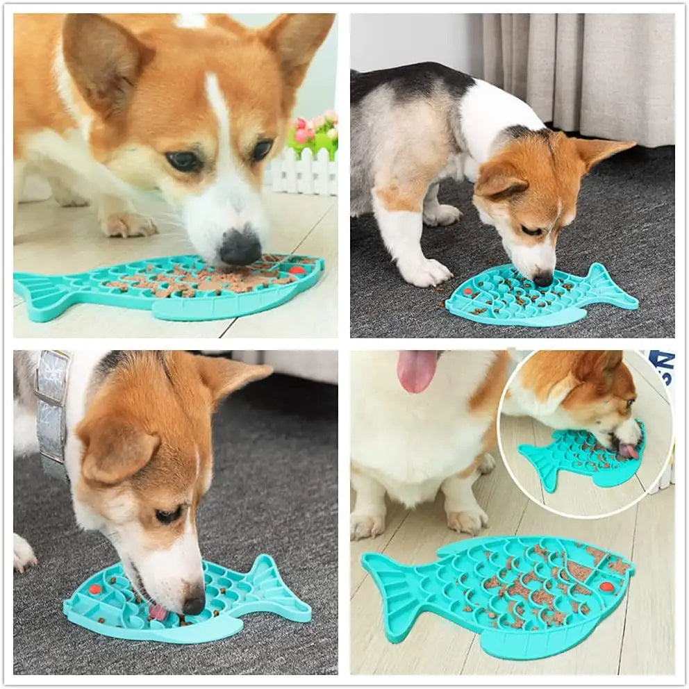 Silikon-Leckmatte für Hunde – Anti-Schlingen & Beschäftigung