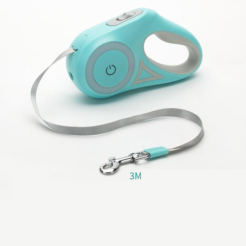 Automatische Leine mit LED & Halsband – Komfort und Sicherheit bei jedem Spaziergang! 🐕💡