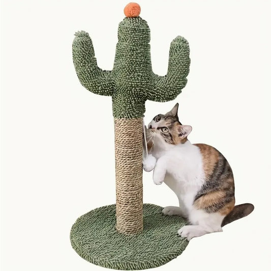 Kaktus-Kratzbaum für Katzen – stilvoll & funktional