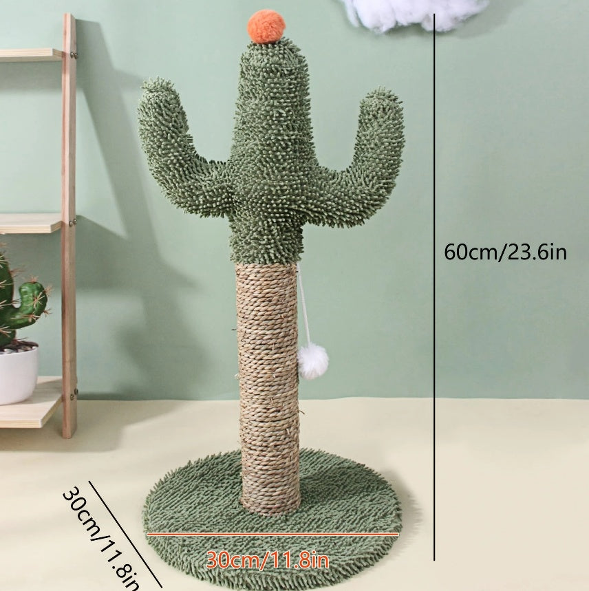 Kaktus-Kratzbaum für Katzen – stilvoll & funktional