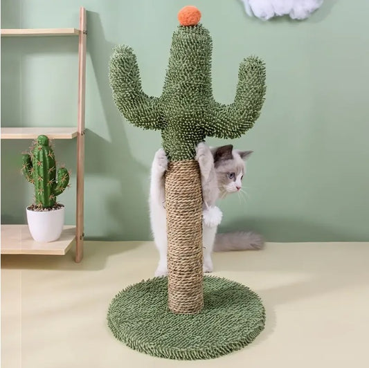 Kaktus-Kratzbaum für Katzen – stilvoll & funktional