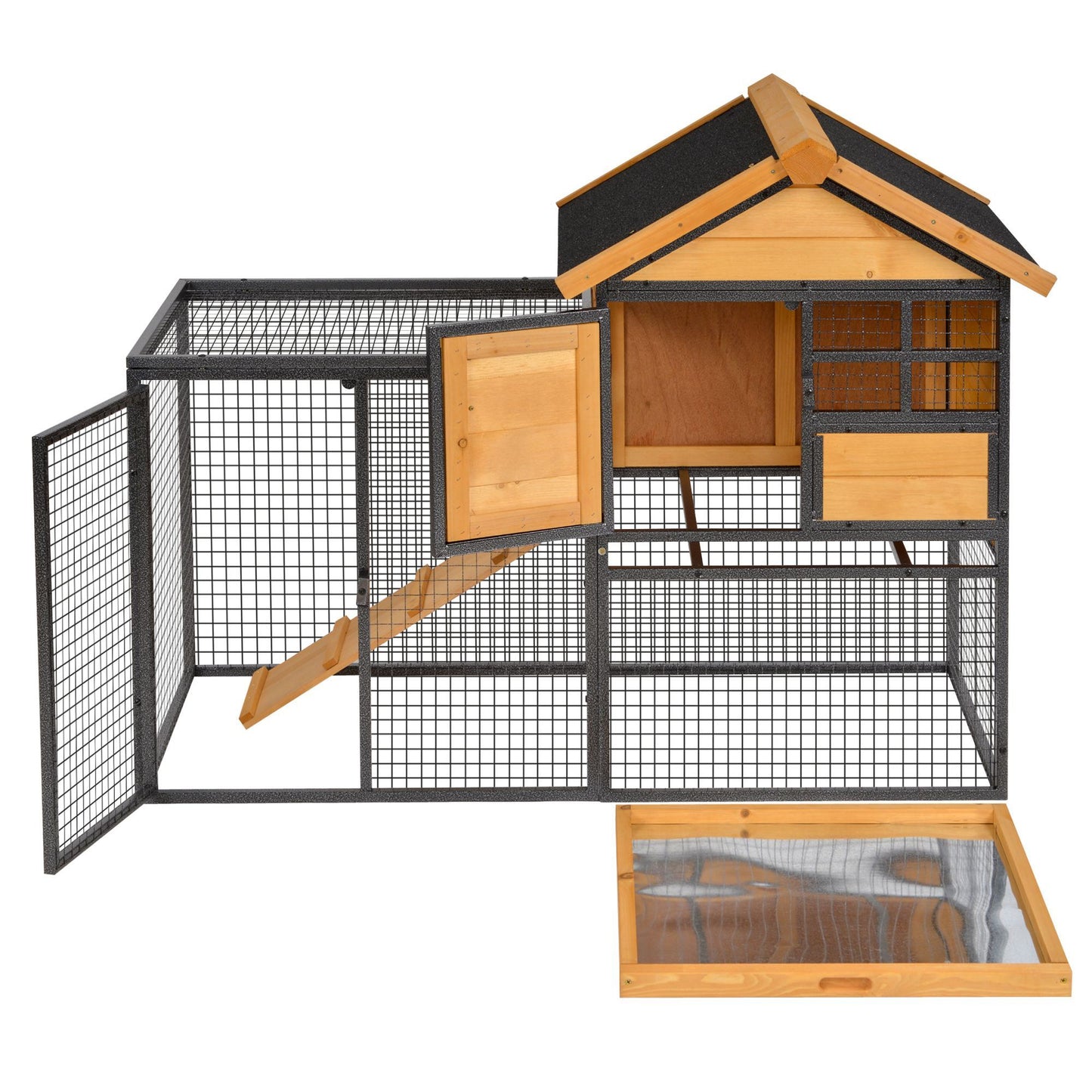 2-Level Luxusstall für Kaninchen & Kleintiere