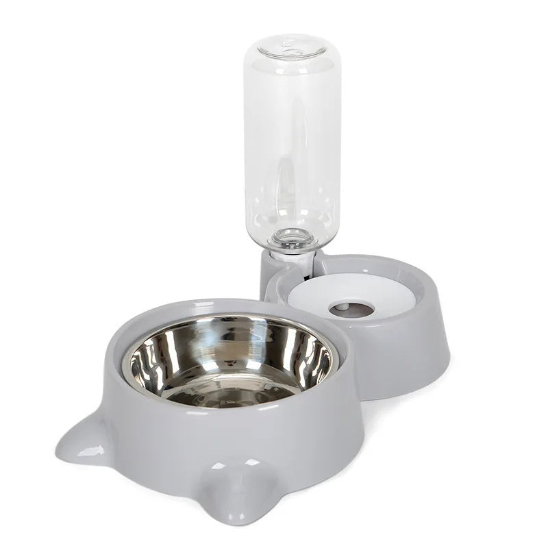 Automatischer Futter- & Wasserspender – 2-in-1 Lösung für Haustiere