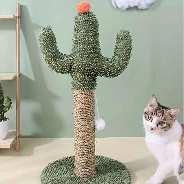 Kaktus-Kratzbaum für Katzen – stilvoll & funktional