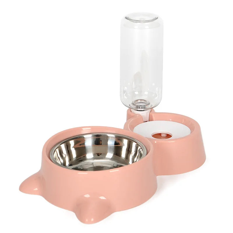 Automatischer Futter- & Wasserspender – 2-in-1 Lösung für Haustiere