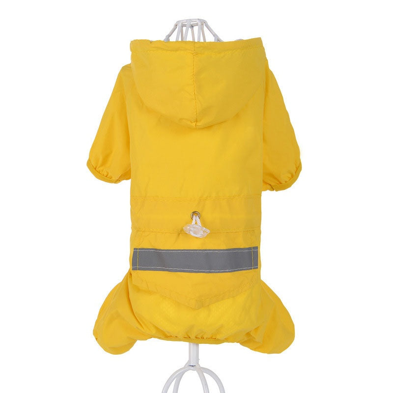 🐶 Wasserdichter Hunderegenmantel – Winddicht & Stylisch