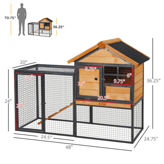 2-Level Luxusstall für Kaninchen & Kleintiere
