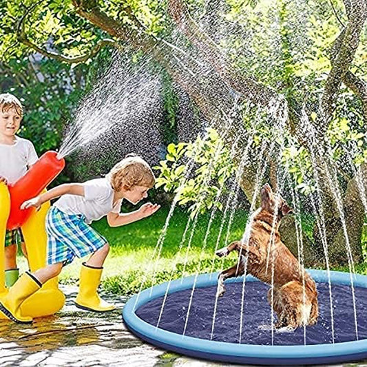 Hundesprinkler Splash Pad – Wasserspaß für heiße Tage!