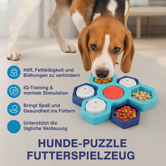 Puzzle Futterspielzeug – Langsames Füttern & Intelligenztraining