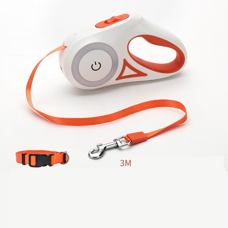 Automatische Leine mit LED & Halsband – Komfort und Sicherheit bei jedem Spaziergang! 🐕💡