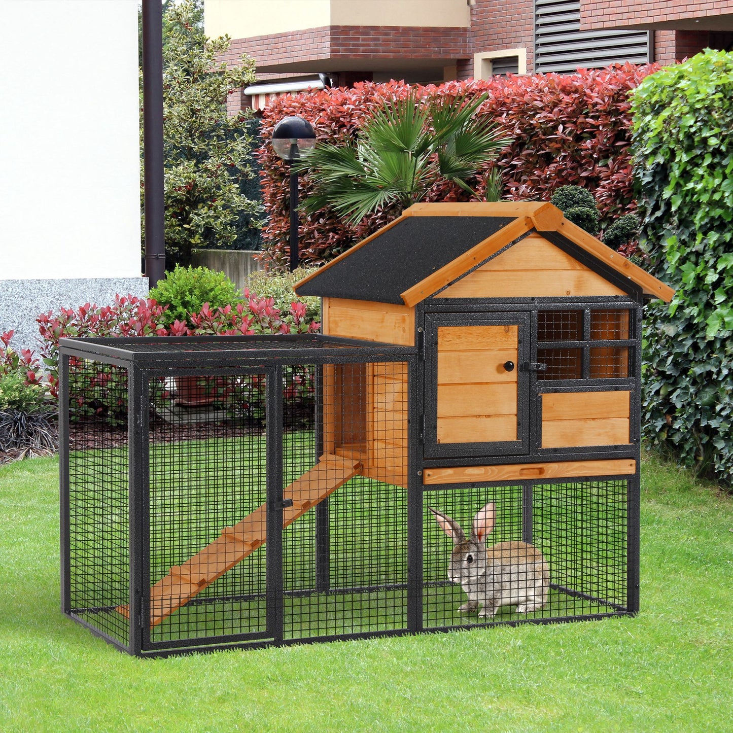 2-Level Luxusstall für Kaninchen & Kleintiere