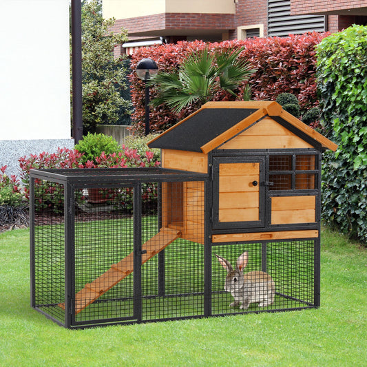 2-Level Luxusstall für Kaninchen & Kleintiere